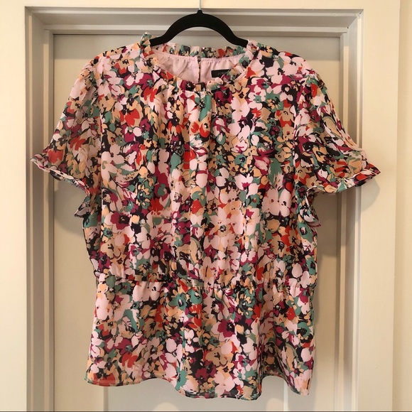 NWOT J. Crew Peplum Top - Picture 2 of 5